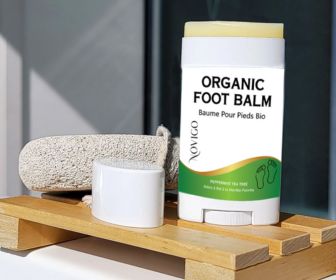 Organic Foot Balm and Natural Pumice Stone Set