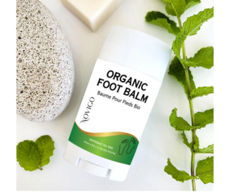 Organic Foot Balm (Peppermint Tea Tree) for Dry, Itchy, Scaly or Cracked feet.