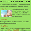 Organic Foot Balm and Natural Pumice Stone Set
